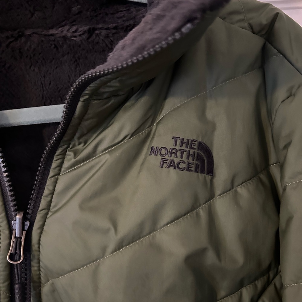 The North Face Women's Green Reversible Jacket Size Large - Picture 6 of 8